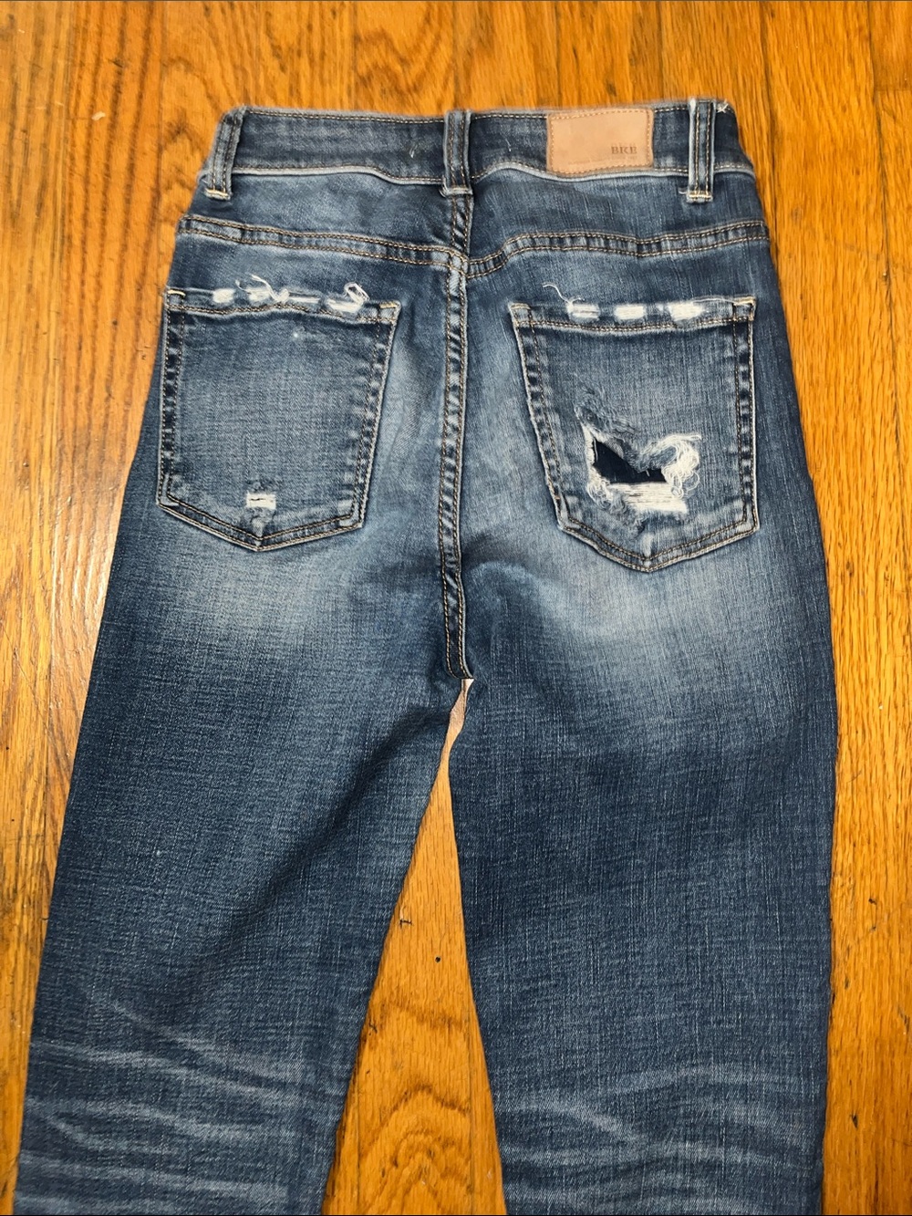 BKE Billie Slim Fit High-Rise Ankle Skinny Denim Jeans - Blue Size 24 - Picture 8 of 11